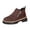 Black, gray, navy, brown, beige, variant on CSStudio Women Suede Croc Embossed Side Zipper Ankle Boots 4cm Platform Closed Toe Casual Short Booties Spring Fall Daily Wear