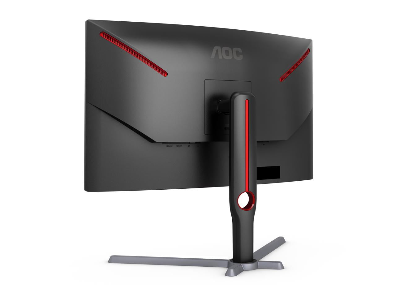 AOC CQ27G3S 27" QHD 2560 x 1440 (2K) 165 Hz (DisplayPort 1.2), 144 Hz (HDMI 2.0) HDMI, DisplayPort, Audio FreeSync Premium (AMD Adaptive Sync) Curved Gaming Monitor