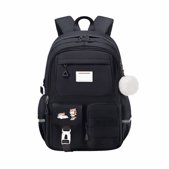 ZLBDYG 17.3 Inchs Fashion Backpack, Big Student Laptop Backpack Aesthetic Bookbags for College Women Elementary Middle High School Travel Bookbag, Back to School Supplies