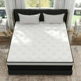 thumbnail image 3 of 14 inch Twin Size Hybrid Mattress Gel Memory Foam Individual Pocket Springs Medium Mattresses in a Box, 3 of 9