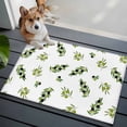 thumbnail image 3 of Green Olive Branches Entryway Rug 2'x3'&nbsp; Non Slip Front Door Mats, Spring Pastoral Leaves Botanical Entrance Rugs Indoor Outdoor Carpet, Washable Floor Mats Small Area Rug for Bedroom Kitchen, 3 of 8