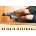 thumbnail image 4 of MERGE4 KISS Derek Sherinian Keyboard Piano Music Soft Breathable Unisex Crew Band Socks Black and White, 4 of 6