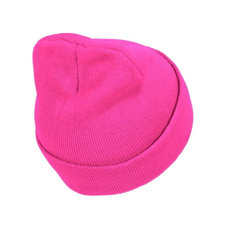 Gravity Threads Smile Face Beanie - Classic - Hot Pink