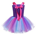 thumbnail image 3 of TiaoBug Kids Girls Princess Dress Fancy Costume Sleeveless Tutu Dresses with Headband, 3 of 7