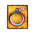 thumbnail image 2 of Toptie Bracelet Flask Gift for Women with Funnel, 3.5 oz Stainless Steel Bangle Flask (Rainbow), 2 of 7