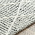thumbnail image 4 of Surya Eaton EAT-2302 60 x 90" Rectangle Modern Wool Area Rug in Light Gray/Slate, 4 of 7