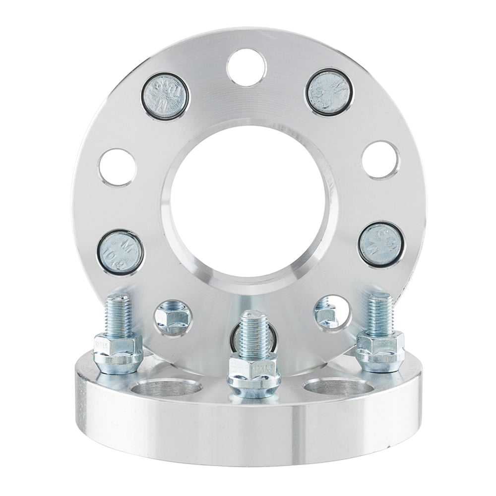 2PCS Professional Hub Centric Wheel Adapters for Chevrolet El Camino/Camaro/S10/Corvette, Silver