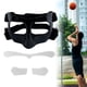 thumbnail image 1 of Máscara de baloncesto Colamx Protector de Nariz Ajustable Cara para Nariz Rota Pegatina Transparente Negra, 1 of 8