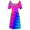 thumbnail image 4 of Robe Sans Manches Trippy Hippy Robe d'Été pour Femmes 2024 Robes d'Été pour Femmes Robes d'Été Mignonnes, 4 of 4
