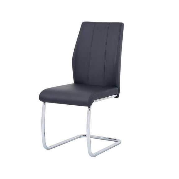 Gudmund 2-piece Modern Dining Chairs in Black