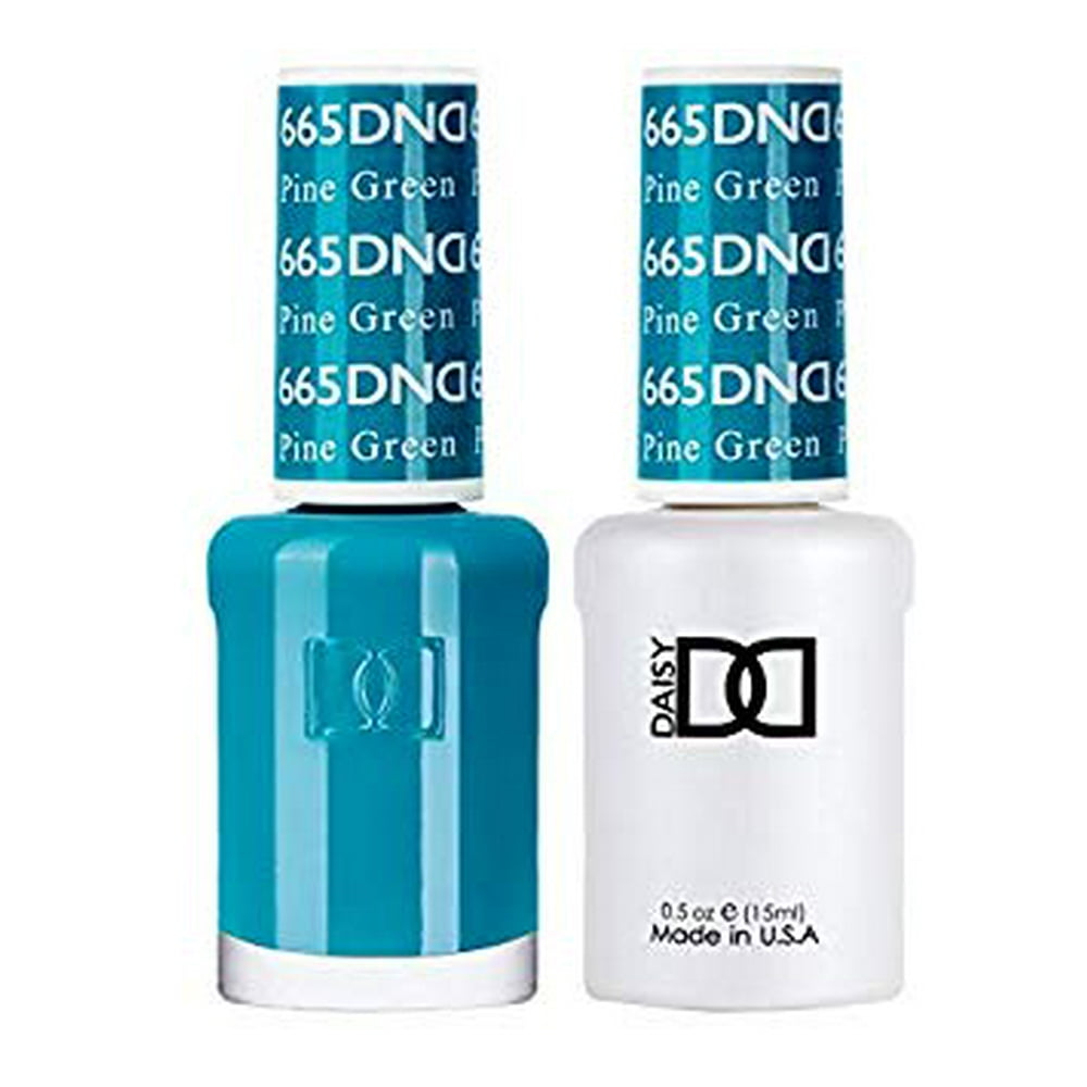 DND Nail Polish Gel & Matching Lacquer Set 665 PINE GREEN Walmart