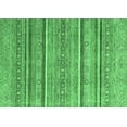 thumbnail image 1 of Ahgly Company Indoor Rectangle Oriental Emerald Green Modern Area Rugs, 2' x 3', 1 of 4