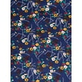 thumbnail image 6 of Unique Bargains Men's Summer Button Floral Cotton Short Sleeve Hawaiian Shirt 44 Dark Blue, 6 of 6