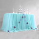 thumbnail image 3 of Falda de mesa de malla para fiesta de cumpleaños, mesa de postres de Halloween, falda de mesa plisada de malla de color europeo y americano, 3 of 6