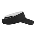 thumbnail image 4 of Toptie Kids UV Sun Protection Visor Cap, Adjustable Cotton Sun Hat Visors for Boys Girls-Black, 4 of 8