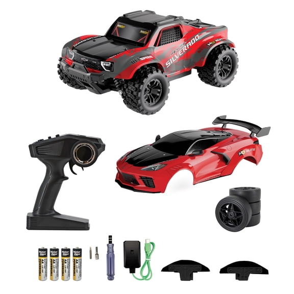 MotorDayz (1:16) Remote Control MD Elite, Red, R8-16CTRKIT1, Child