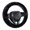 Black, variant on Fuzzy Steering Wheel Cover for Car - Warm Plush Winter Auto Steering Wheel Protector, Universal Fit