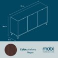 thumbnail image 3 of Mobi Bufetera de Madera Modelo Bali Color Avellana, 3 of 3