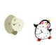 thumbnail image 5 of Reloj De Pared Silencioso Con Forma De Pingüino De Dibujos Animados. Decoración Sencilla De Madera. Precioso Colgante Decorativo A Pilas Para Habitación, Cocina, Oficina, Casa De Campo O, 5 of 8