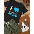 thumbnail image 2 of Tstars Boys Unisex Autism Awareness Tee I Love Someone with Autism Autistic Spectrum Awareness Acceptance Autistic Support Shirts for Boys Kids T Shirt, 2 of 5