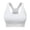 White, variant on HNMKIU Plus Size Sports Bras for Women with Adjustable Straps Back Shockproof Underwire Free with Beauty Back Design Detachable for Fitness Plus Yoga Bras for Women Red,XL
