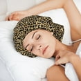 thumbnail image 6 of Yiaed Leopard Print Print Satin Bonnet Silk Bonnet Hair Bonnet for Sleeping Hair Bonnets, 6 of 6