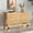 Natural, variant on Farmhouse Drop Leaf Dining Table with Extendable Tabletop for Small Spaces, Solid Wood Rectangular Kitchen Table Seats 4, Space-Saving Folding Table for Dining Room Home Natural