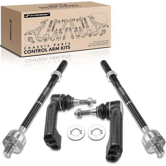 A-Premium 4Pcs Inner Outer Tie Rod End Kit Compatible with Ford F-150 2009-2014 Expedition Lincoln Navigator 2007-2014