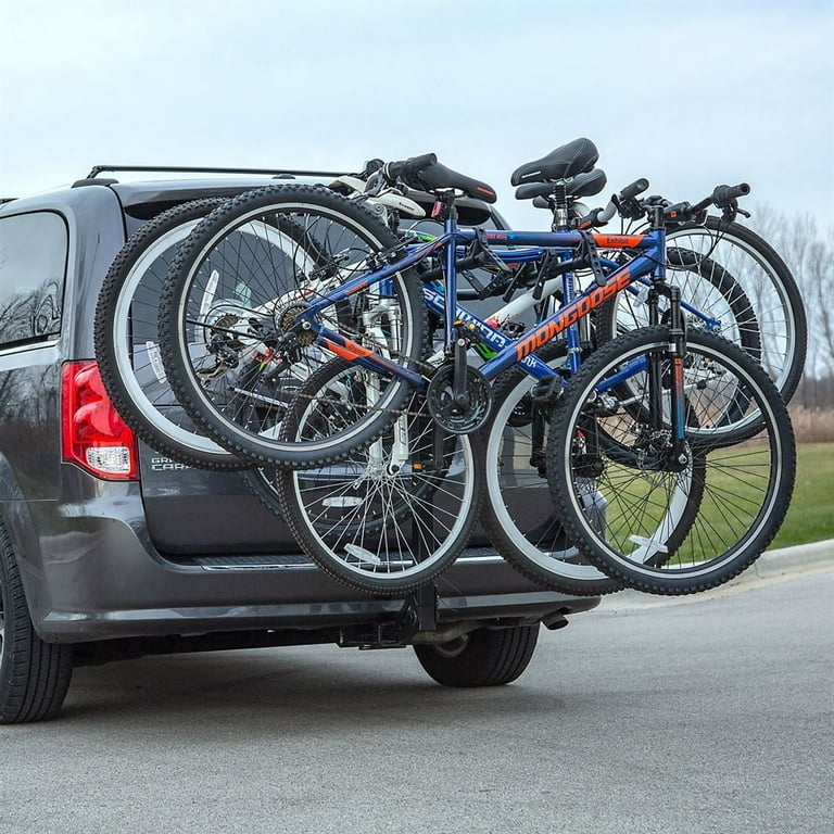 Elevate Outdoor Universal Rear Mount 4 Bike Folding Hitch Bicycle Rack Holder Walmart