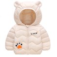 thumbnail image 4 of Abcomgle Girls Winter Jackets Size 6 Cute Bear Ears Hooded Baby Boys' Outerwear Jackets & Coats Lightweight Puffer Padded Light Jacket for Boys Winter Warm Boys Winter Coat, 4 of 6