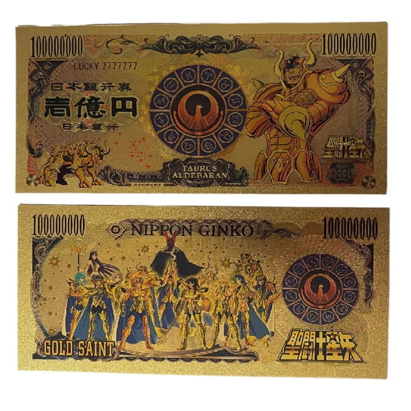 Billete Conmemorativo Anime Saint Seiya Aldebaran de Tauro
