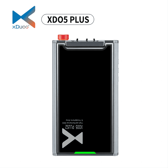 XDUOO XD05 Plus2 Portable HiFi DAC Headphone Amplifier 1200mW output, Featuring 99-level volume adjustment,Black