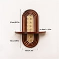 thumbnail image 2 of Vine Weaving Storage Rack, Medieval Modern Decoration, Multi Functional Home Storage, 2 of 7
