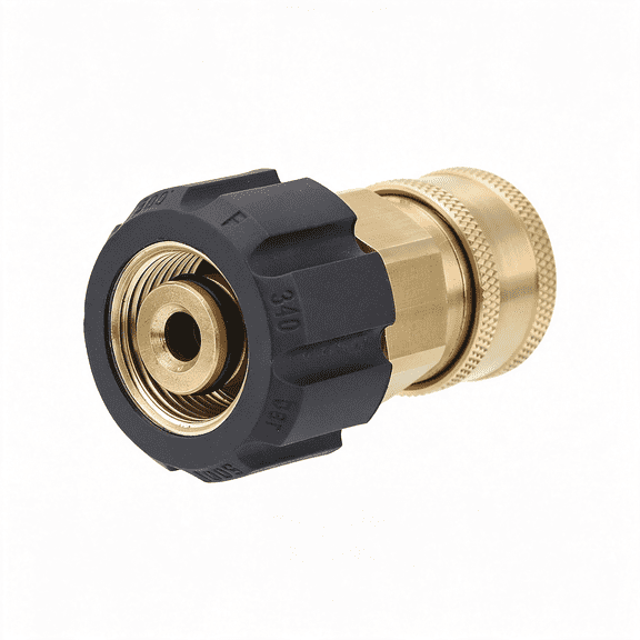 CURYMAY Pressure Washer Adapter,3/8" Socket to M22 14Mm Female|Quick Connect Socket for Pressure Washer Gun and Hose,5000 Psi Pressure Washer Connector