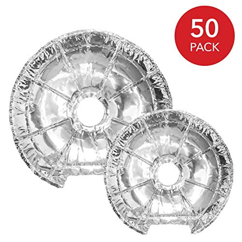 Stock Your Home Electric Stove Burner Covers 50 Pack 6 And 8 Walmart Com