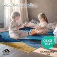 thumbnail image 4 of ODIKA 4'x6' Machine Washable Non-Slip Area Rug, Luxurious Textured Gradient High Traffic Rug, Blue, 7019, 4 of 7