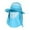 Sky Blue, variant on Fgnfyis Men and Women Summer Sun Hat Wide Brim Outdoor Foldable Ponytail Bucket Cap for Beach Fishing Winter Hats for Men Army Green