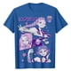 thumbnail image 1 of Pop cazadora para niña Graphic Round-Neck Short Sleeve T Shirt For Kids Youth Fashion Tee With Cartoon Print Design Soft Blend Top For Children （Blue）, 1 of 3