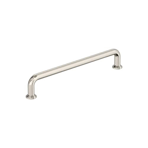 Amerock BP37381G10 | Satin Nickel Cabinet Pull | 6-5/16 in (160 mm) Center-to-Center Cabinet Handle | Factor | Drawer Pull | Kitchen Cabinet Handle | Furniture Hardware