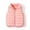 06Pink, variant on Hicidod Toddler Kids Girls Winter Vest Sleeveless Zipper Jackets Thicken Warm Winproof Solid Color Baby Outwear