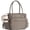 Taupe, variant on Insulated Lunch Bag for Women, Quilted Lunch Tote Cooler Bag with 40oz Cup Holder & Strap,14L Leakproof Lunch Box for Work Office Teacher Nurse Picnic Travel, Black