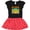 Black & Red with Polka Dots, variant on Inktastic Alaska Camping Vacation Gift Toddler Girl Dress