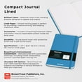 thumbnail image 5 of Pantone OFFICIAL Blue Denim | 5.25x8.25" Lined Compact Journal | Non-Dated | BrownTrout, 5 of 8