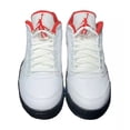 thumbnail image 2 of Ni - ke Air Jordan 5 Low Golf 'Fire Red' Men's Golf Shoes Size 5 Multicolor - CU4523-100, 2 of 5