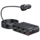 thumbnail image 2 of Encendedor Cigarrillos para Coche C28 A Tres Con Interruptor Cargador Coche Carga Rápida Qc3.0 Alta Potencia 3usb128W Con Vídeo, 2 of 9