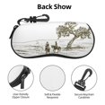 thumbnail image 3 of Balery Cowboys Riding A Horse Near A Tree for Zipper Sunglasses Case, Eyeglasses Cases, Protective Case For Glasses,Flexible Eyewear Storage,Multi-Purpose Key Lock Case, 3 of 6