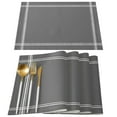 thumbnail image 3 of Solid Color Dark Gray Table Runner Home Wedding Decor Table Flag Mat Table Centerpieces Decoration Party Dining Long Tablecloth, 3 of 7