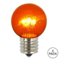 thumbnail image 2 of Vickerman G50 LED Amber E26 Glass Replacement Bulb 5/Box. 9W, 2 of 2