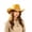 Z5-Yellow, variant on Shapeable Wide Brim Cowboy Hat for Men Women Classic Cattleman Western Cowgirl Rodeo Party Stage