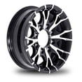 thumbnail image 2 of 16X6 8-Lug on 6.5" Aluminum T07 Trailer Wheel - Black - T07-66867BM, 2 of 2